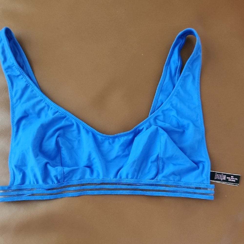 Victoria's Secret Blue Bra with Wide Straps